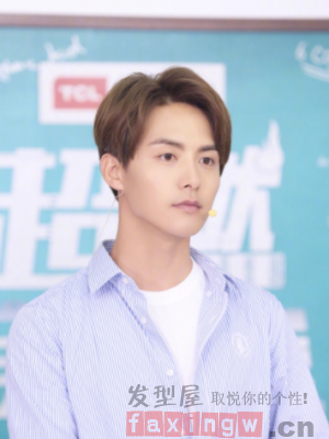 時尚先生不容錯過的男士側分短髮 溫潤如玉的少年王子范