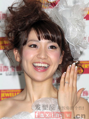 小清新日系新娘髮型  甜美和風最清純