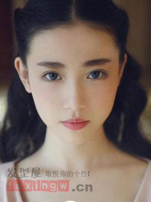 中分髮型怎么紮好看  各式中分髮型圖片