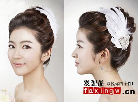最新精美韓式新娘髮型圖片