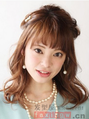 女生公主頭髮型扎法圖解欣賞