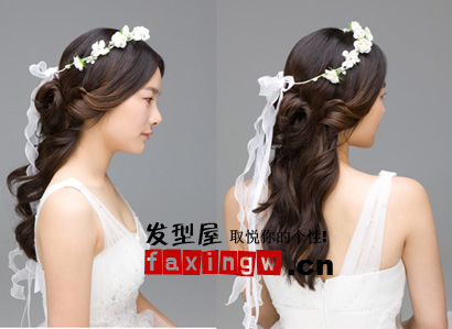 2011年春夏流行韓式新娘髮型