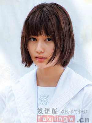 日系女星橋本愛短髮寫真  短髮控必備清爽髮型