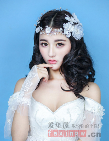 2015年甜美新娘髮型圖片 韓式造型唯美搶眼