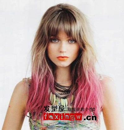 2012夏季染髮顏色趨勢 漸變色潮流時尚