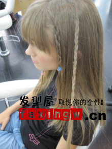DIY流行編髮麻花辮直發