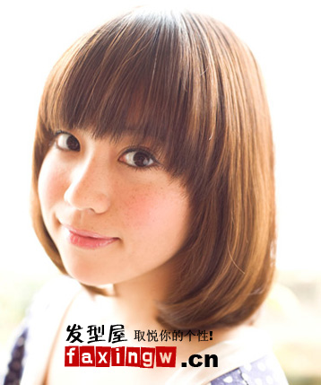 2012日系波波頭短髮髮型