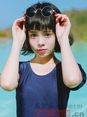 夏季短髮女生髮型圖片  潮流髮型清新養眼