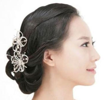 韓式新娘髮型圖片