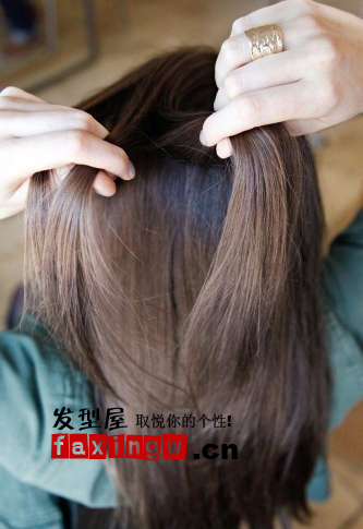 2012夏季流行髮型扎法圖解 法式麻花辮的扎法