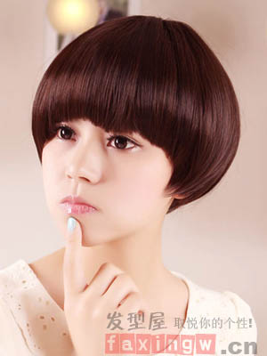 韓式非主流波波頭短髮圖片 呆萌氣質減齡清新