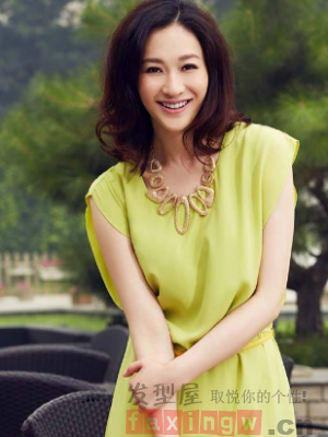 女演員李小冉的髮型 充滿女神的朝氣