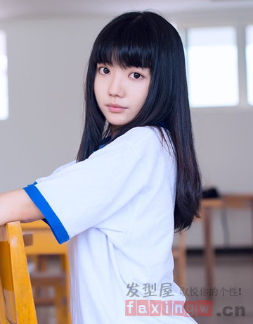 2014最熱門日系學生髮型 齊劉海甜美又修顏