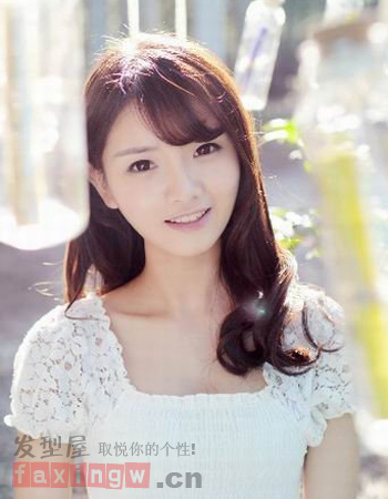 早秋精選女學生髮型圖片 清純披肩發更迷人