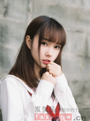 高中髮型女生圖片 青春靈動可人