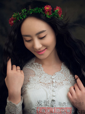 2016時尚新娘髮型圖片  清雅迷人婚禮髮型