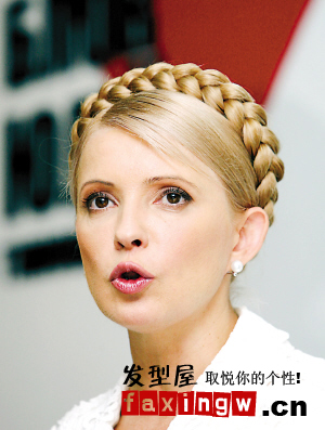 烏克蘭前任總統季莫申科精美編髮盤發照片大回顧