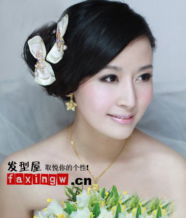 2011年聖誕唯美浪漫韓式新娘髮型推薦