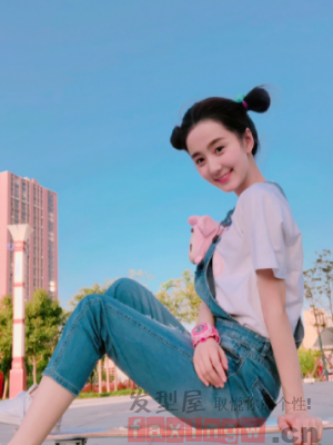靈氣少女可愛俏皮的中長髮型設計參考