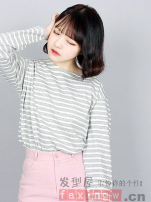韓國清純學生髮型圖片  清新氣質最惹人愛