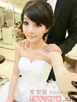 韓版新娘髮型帶劉海 做最美新娘