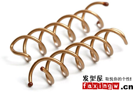 學歐美達人用螺鏇髮飾diy漂亮盤發