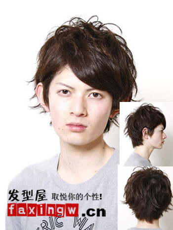 4月最新日系男生紋理燙髮型圖片推薦