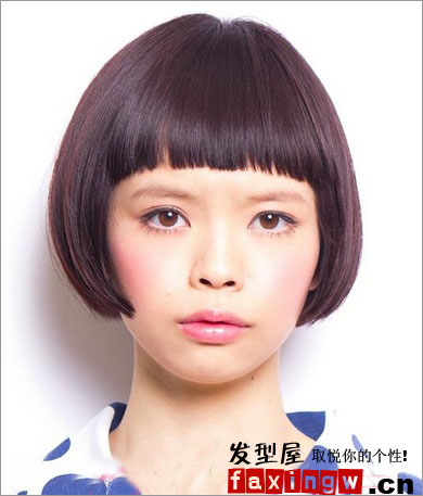 純美感女生短直發髮型 變身夏日清新小美女