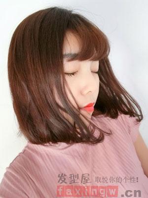 快手上流行的髮型 個性女韓風