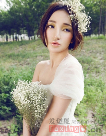 韓式婚紗照新娘髮型 化身甜蜜美佳人