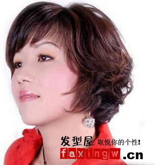 中年婦女時尚髮型設計