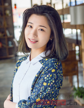 女生知性中短髮髮型圖片 清新優雅職場必備