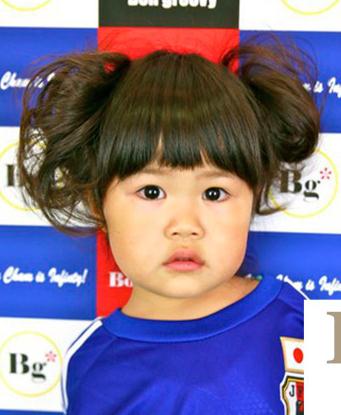 2歲女寶寶扎頭髮圖片