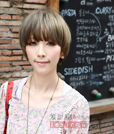 韓國女生短髮髮型 俏麗短髮營造夏日氣息