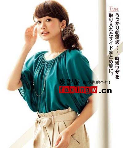 diy髮型教程 職場OL美發術