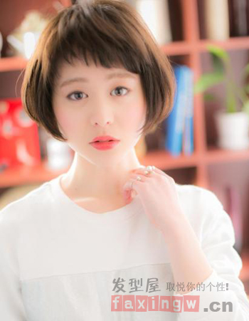 女生日系蘑菇頭髮型設計 清爽設計添個性