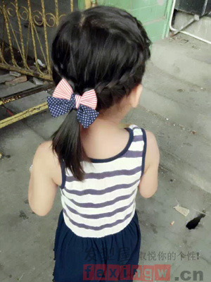 夏季中長發兒童編髮推薦  女童必學清涼髮型
