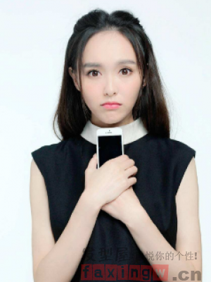 甜美女神唐嫣的髮型 可愛風爆表