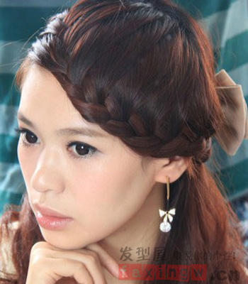 2014最新劉海編髮髮型 突顯你的精緻臉蛋