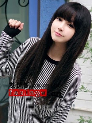韓式清純直發髮型 2011冬季最流行