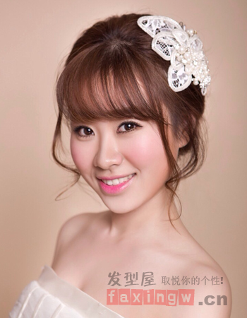 新娘髮型怎么選   9款唯美盤發盡顯高貴時尚