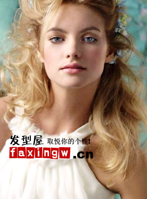 歐美新娘髮型圖片