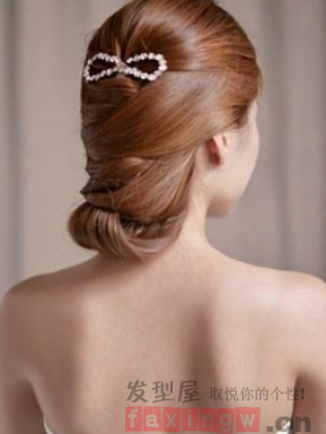 新娘子盤頭髮型  唯美時尚最迷人