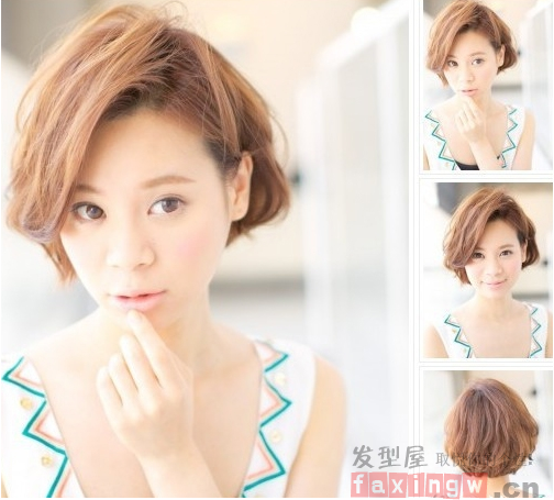 發量少的中短髮空氣燙 發量少的中短髮空氣燙