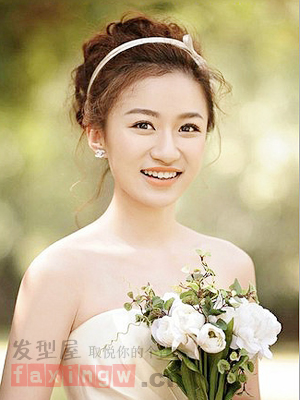  韓式新娘無劉海髮型精選 精緻美貌自然彰顯