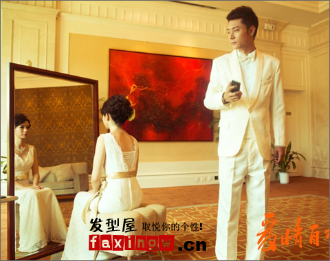 《愛情自有天意》曝劇照 戚薇唯美婚紗照髮型曝光