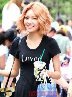 韓式甜美短髮大捲髮型  蓬鬆燙髮最顯瘦