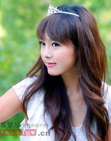 韓式齊劉海髮型圖片 甜美女孩的蘿莉風攻勢