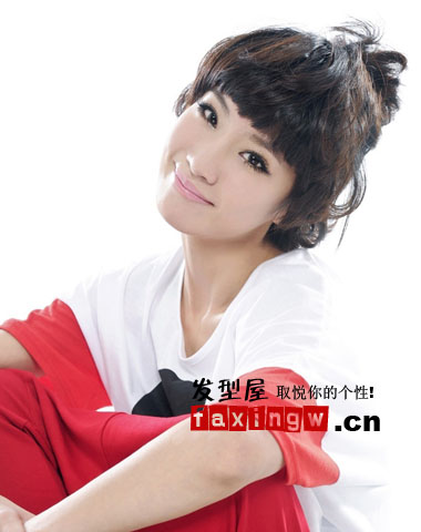 《那金花和她的女婿》馬曉燦可愛蘑菇頭髮型