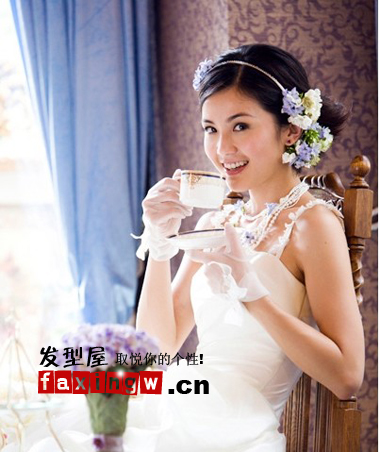 甜美新娘造型盤點 讓幸福鑄就唯美髮型